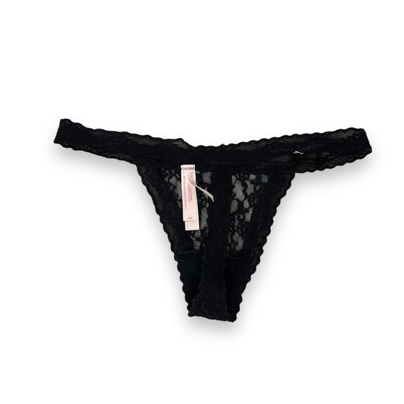 Victorias Secret Set Of Two Lace Panties Thong Cheeky Heart Print Lingerie  Med - Picture 5 of 14